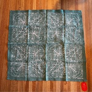 NWT Light Sage Floral Bandana Scarf